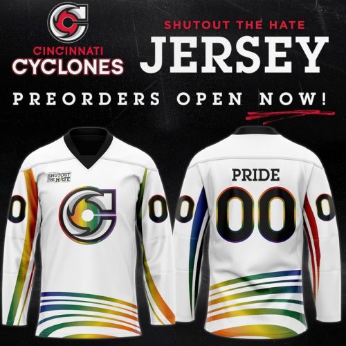 Cincinnati Cyclones x Pride Night 2025 Hockey Jersey