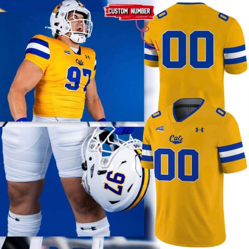 Montana State Bobcats 2025 Gold Rush Football Jersey