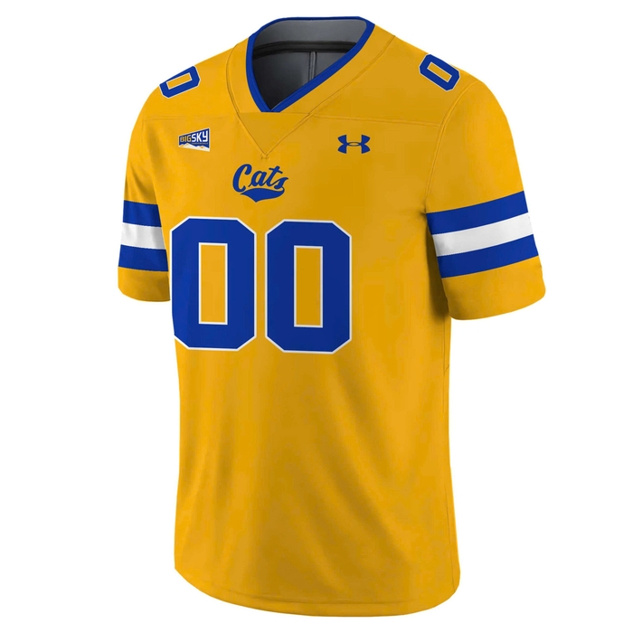 Montana State Bobcats 2025 Gold Rush Football Jersey Montana State Bobcats 2025 Gold Rush Football Jersey