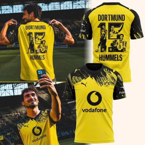 Borussia Dortmund Mats Hummels Yellow Legend #15 Jersey