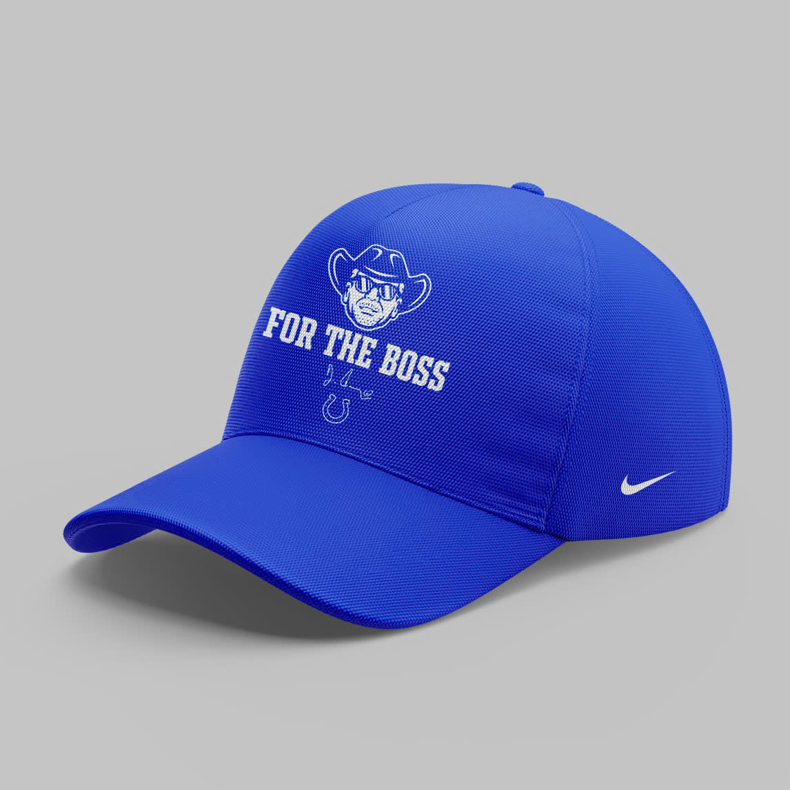 Indianapolis Colts In honor of Jim âÂÂFor The Bossâ Blue Hoodie, Cap Indianapolis Colts In honor of Jim âÂÂFor The Bossâ Blue Hoodie, Cap