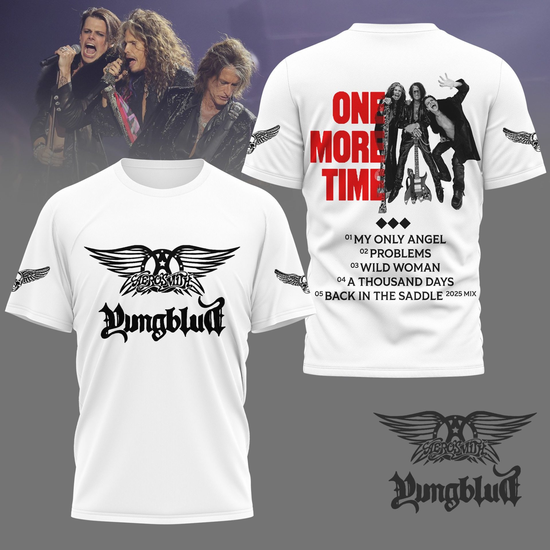 Premium Yungblud One more time 3D Tshirt Premium Yungblud One more time 3D Tshirt