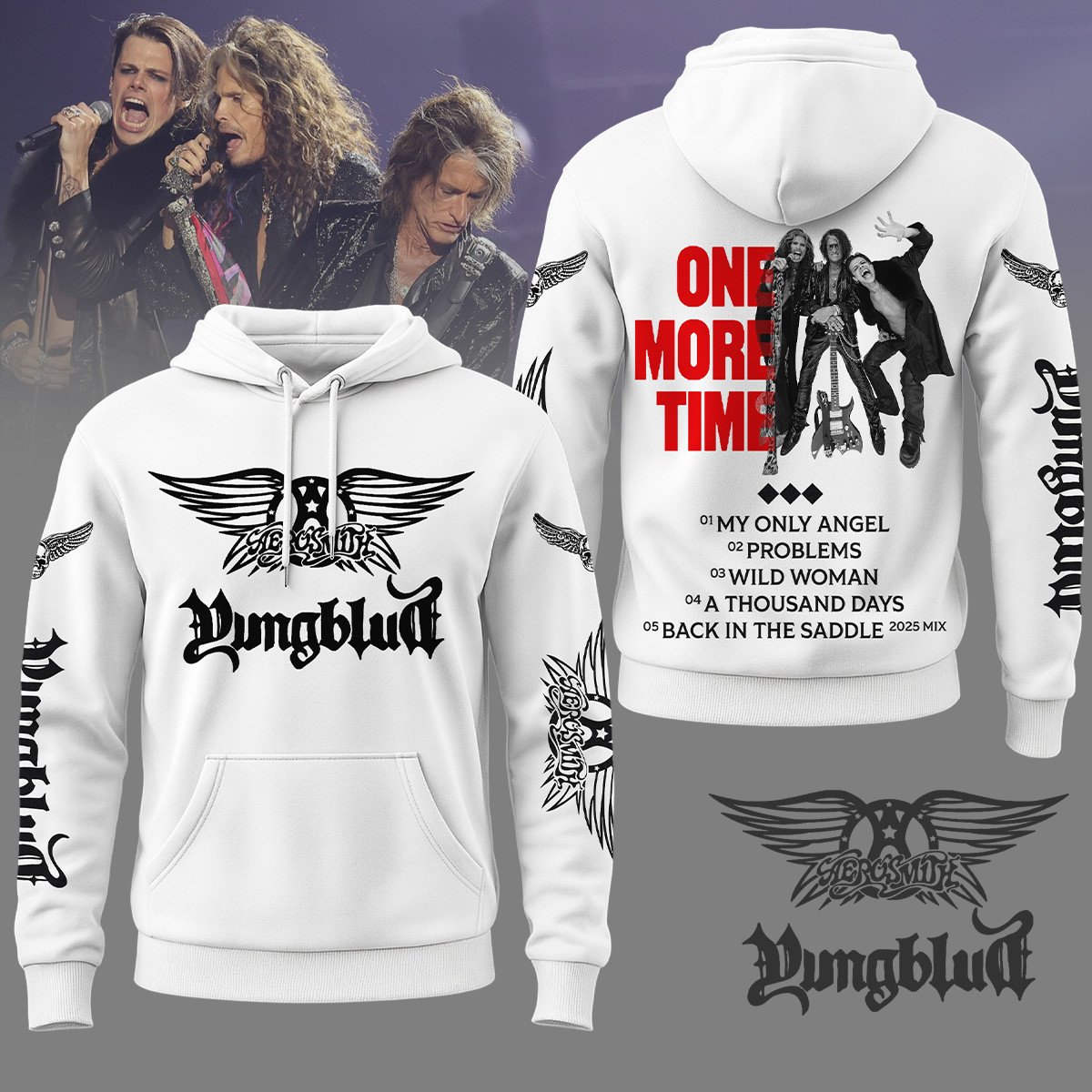 Premium Yungblud One more time 3D Hoodie Premium Yungblud One more time 3D Hoodie