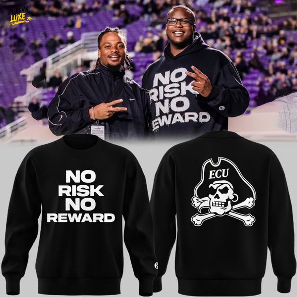 2025 East Carolina Pirates No Risk No Reward Sweat 2025 East Carolina Pirates No Risk No Reward Sweat