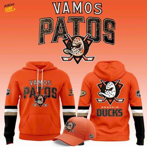 Anaheim Ducks Vamos Patos 2025 Hoodie