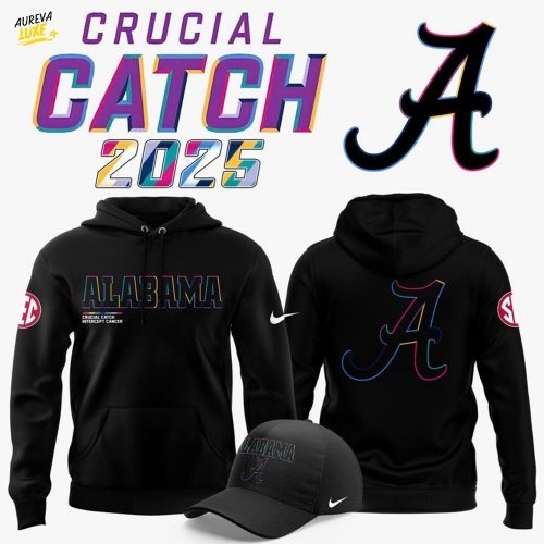 Alabama Crimson Tide Crucial Catch 2025 Special Hoodie