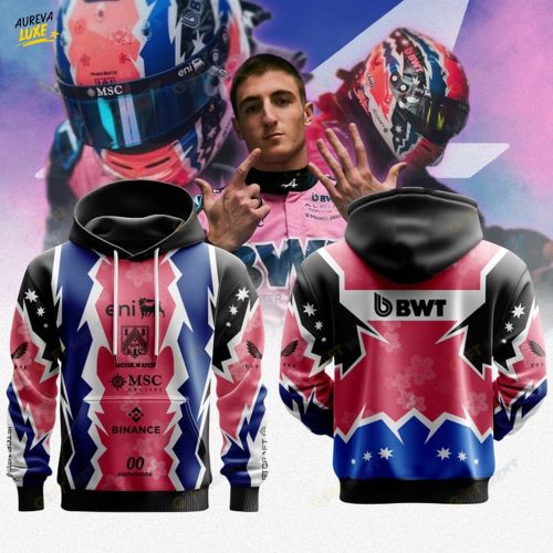 Alpine Jack Doohan Premium F1 Helmet Special Hoodie