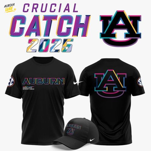 Auburn Tigers x Crucial Catch Intercept Cancer 2025 Special Tee