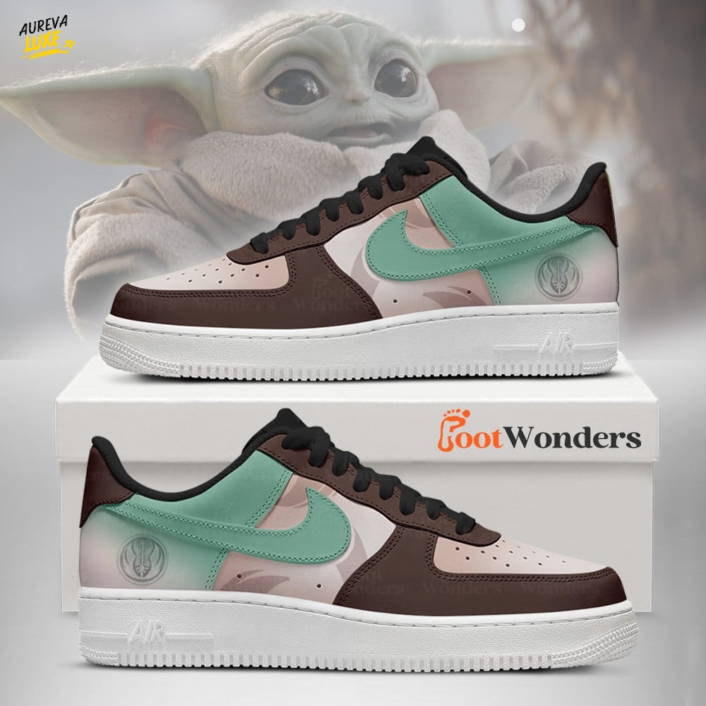 Baby Yoda - Star Wars Style AF1 Shoes