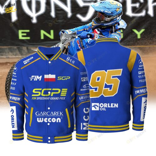 Bartosz Zmarzlik FIM Speedway SGP Special Baseball Jacket