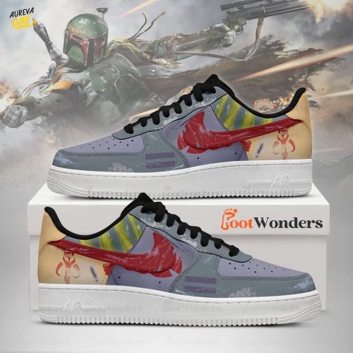 Boba Fett 2 - Star Wars Style AF1 Shoes