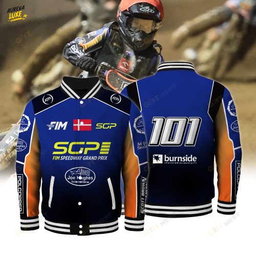 Brady Kurtz FIM Speedway SGP Special Baseball Jacket
