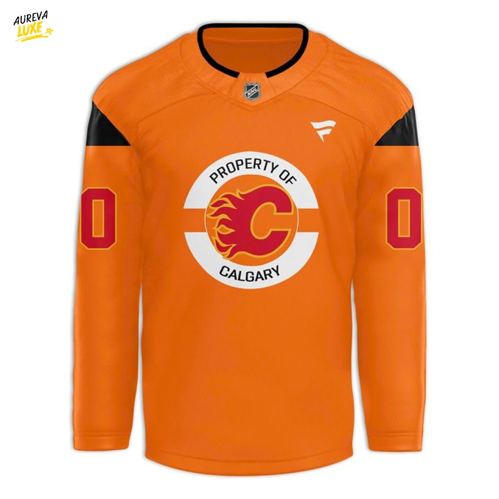 Calgary Flames ''National Day for Truth and Reconciliation'' Custom Hockey Jersey Calgary Flames ''National Day for Truth and Reconciliation'' Custom Hockey Jersey