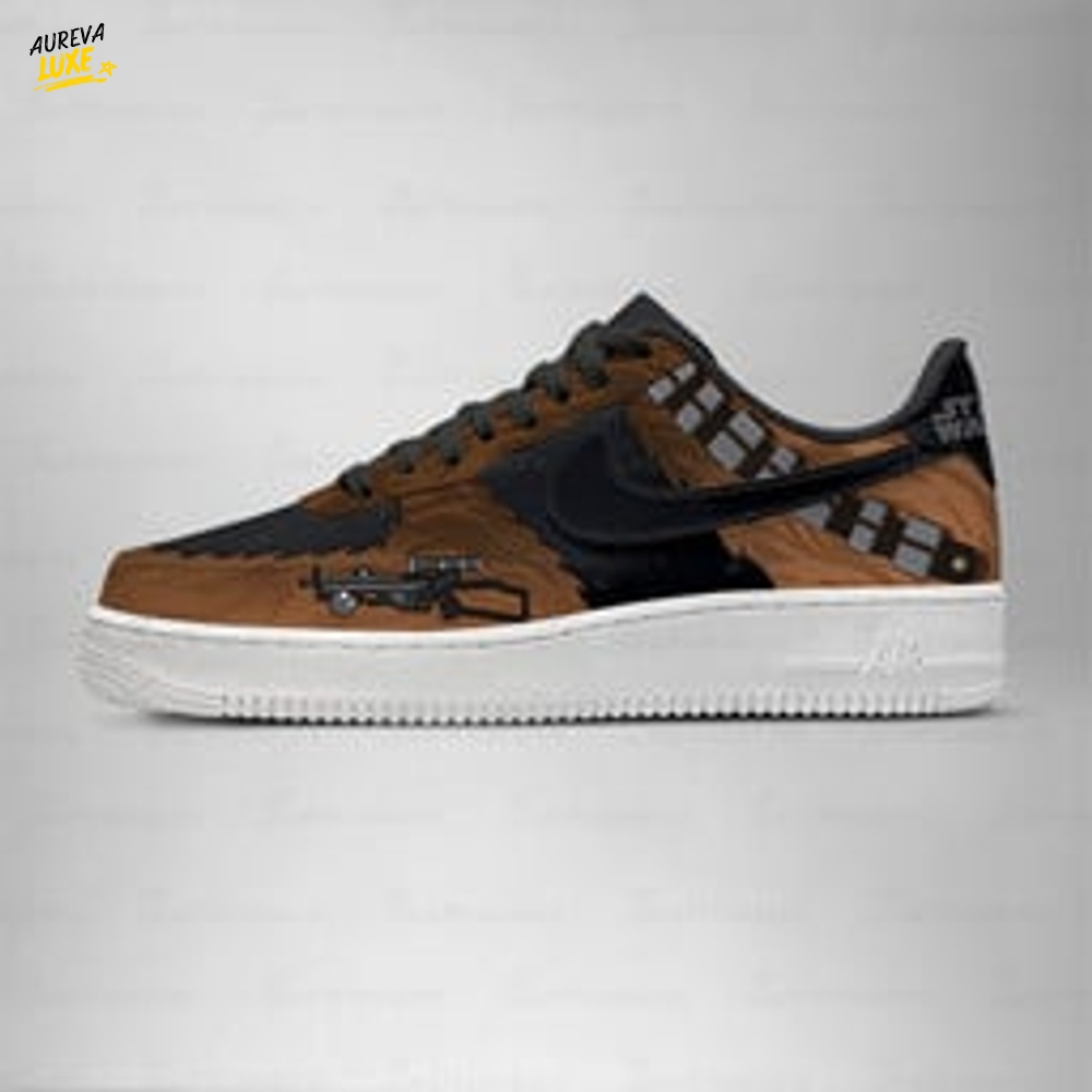 Chewbacca - Star Wars AF1 Shoes New Chewbacca - Star Wars AF1 Shoes New