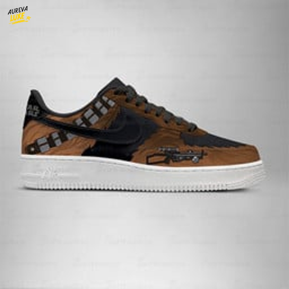 Chewbacca - Star Wars AF1 Shoes New Chewbacca - Star Wars AF1 Shoes New