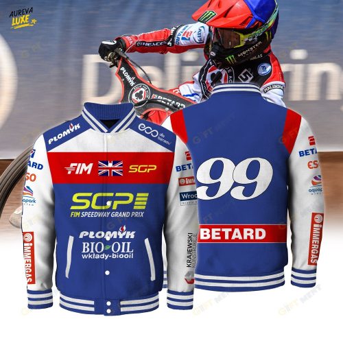 Dan Bewley FIM Speedway SGP Special Baseball Jacket