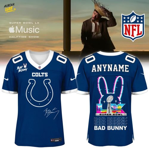 Indianapolis Colts x Bad Bunny Super Bowl Football Jersey Limited Edition