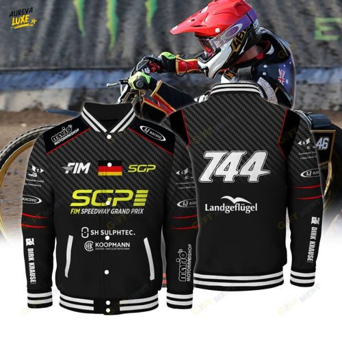 Kai Huckenbeck FIM Speedway SGP Special Baseball Jacket