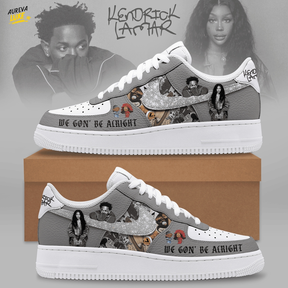Kendrick Lamar x SZA Air Force 1 Sneaker Kendrick Lamar x SZA Air Force 1 Sneaker