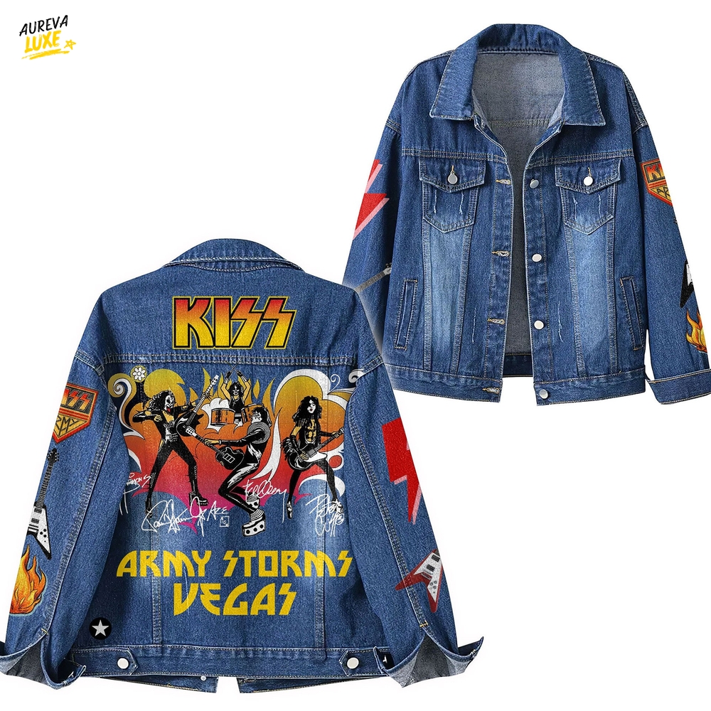 Kiss Denim Jacket Kiss Denim Jacket