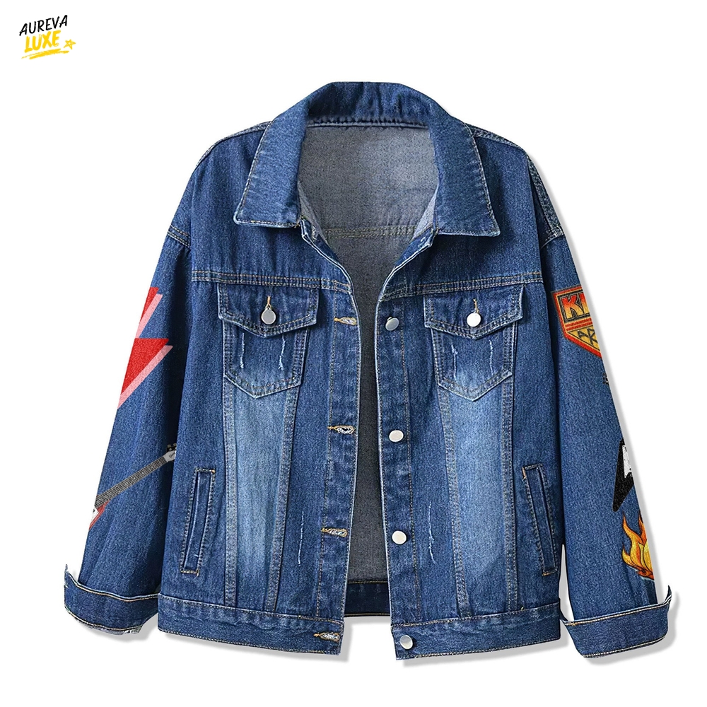 Kiss Denim Jacket Kiss Denim Jacket