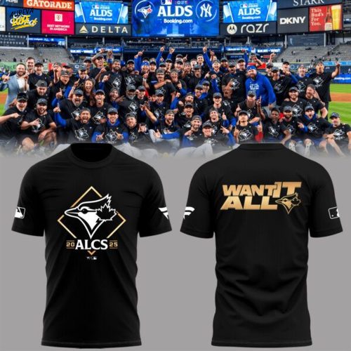 Limited Edition Blue Jays Win T-shirt 2025 Black