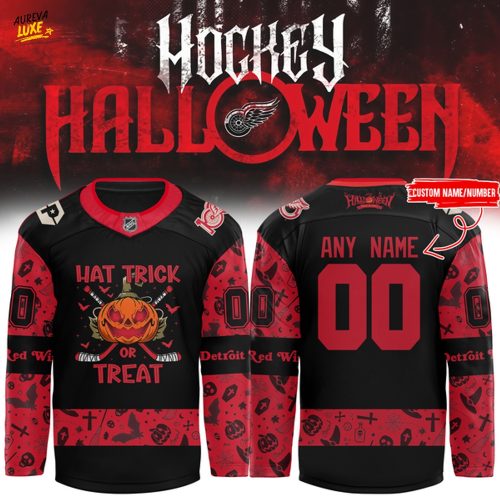Limited Edition Detroit Red Wings 2025 Halloween Night Jersey
