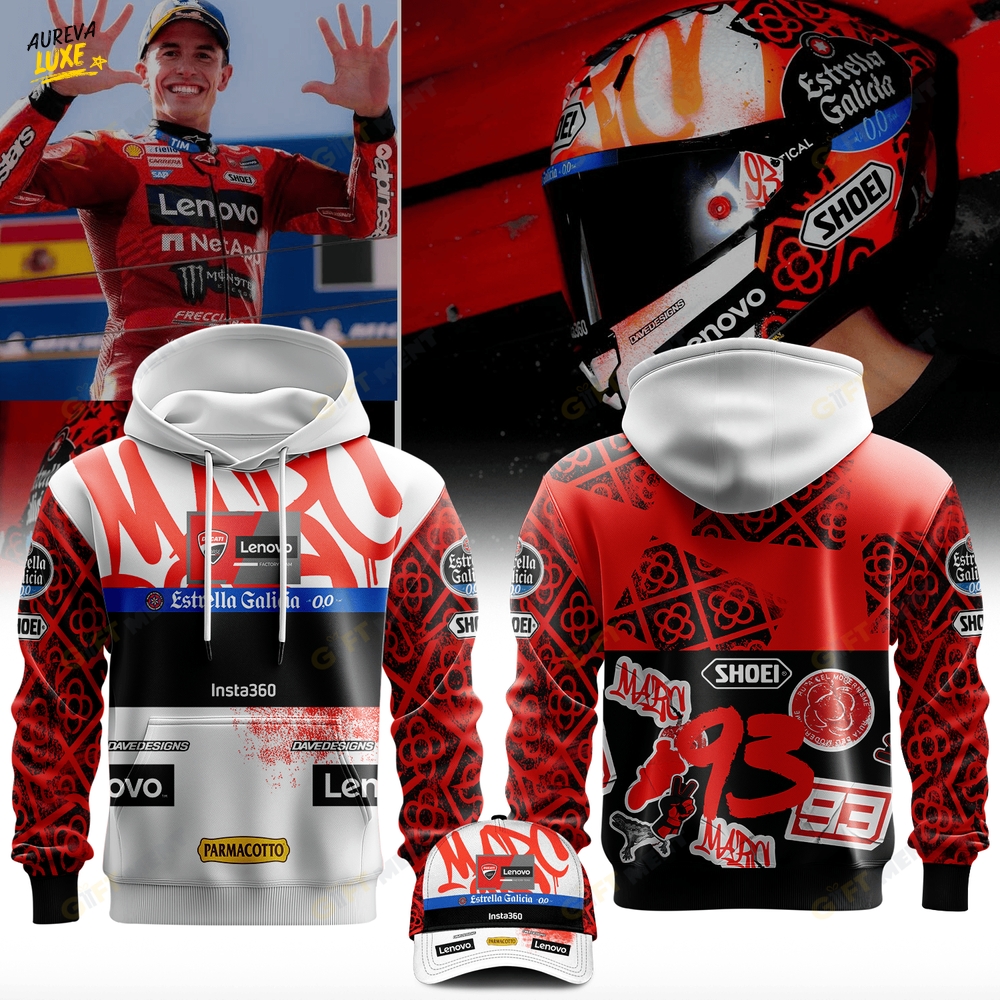 Marc Márquez – Barcelona is Art Special Helmet Hoodie Marc Márquez – Barcelona is Art Special Helmet Hoodie