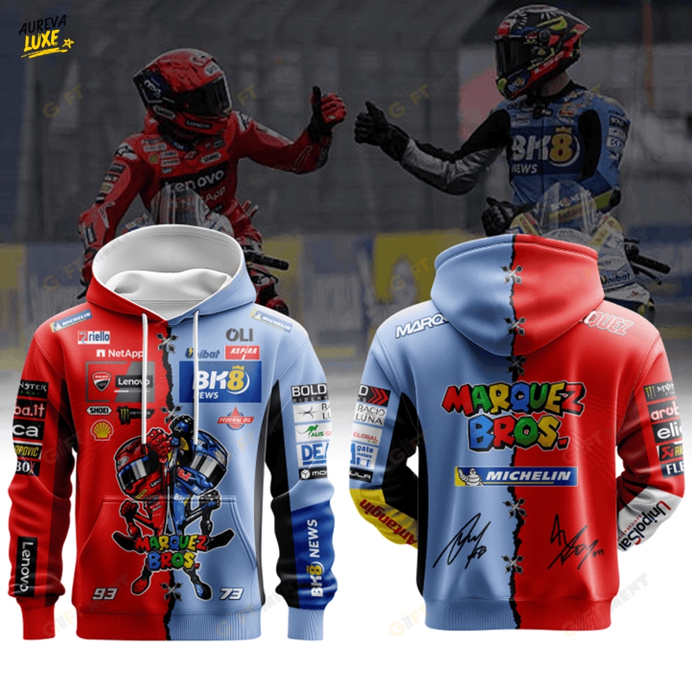 Marquez Bros Ducati x Gresini Special Hoodie Marquez Bros Ducati x Gresini Special Hoodie