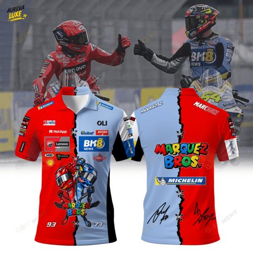 Marquez Bros Ducati x Gresini Special Polo Shirt
