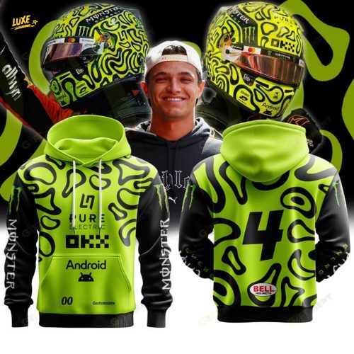 McLaren Lando Norris Premium F1 Helmet Special Hoodie