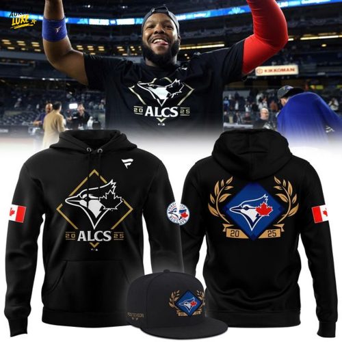 Men's Toronto Blue Jays Fanatics Black 2025 American League Division Series Champions Locker Room Hoodie