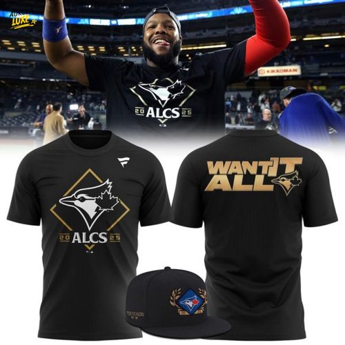 Men's Toronto Blue Jays Fanatics Black 2025 American League Division Series Champions Locker Room Tee