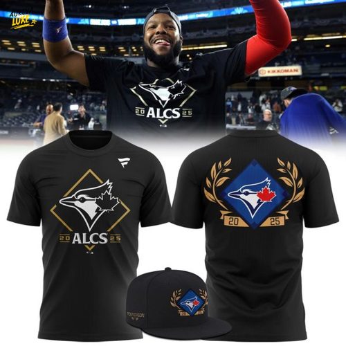 Men's Toronto Blue Jays Fanatics Black 2025 American League Division Series Champions Locker Room T-shirt