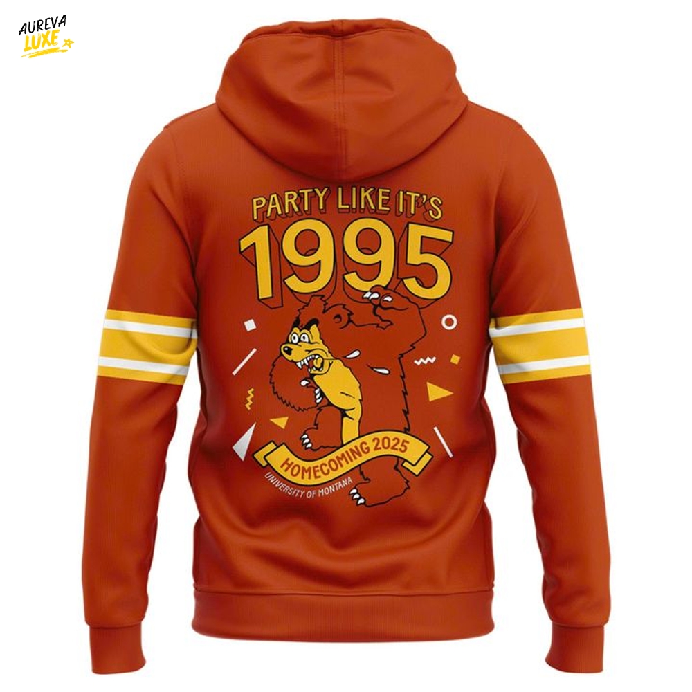 Montana Griz 1995 Anniversary Edition Uniforms Special Hoodie Montana Griz 1995 Anniversary Edition Uniforms Special Hoodie
