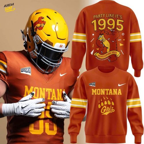 Montana Griz 1995 Anniversary Edition Uniforms Special Sweatshirt