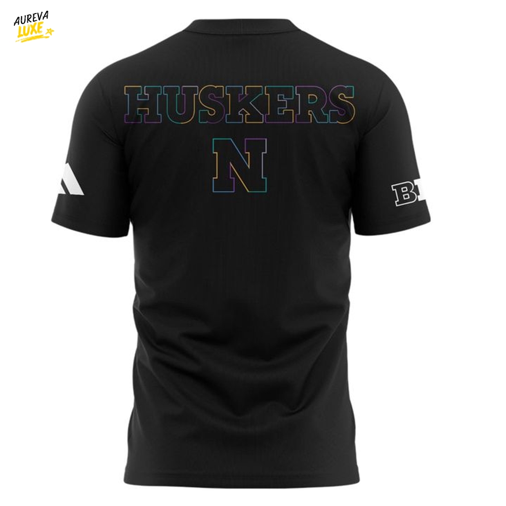 Nebraska Cornhuskers x Crucial Catch Intercept Cancer 2025 Special Tee Nebraska Cornhuskers x Crucial Catch Intercept Cancer 2025 Special Tee