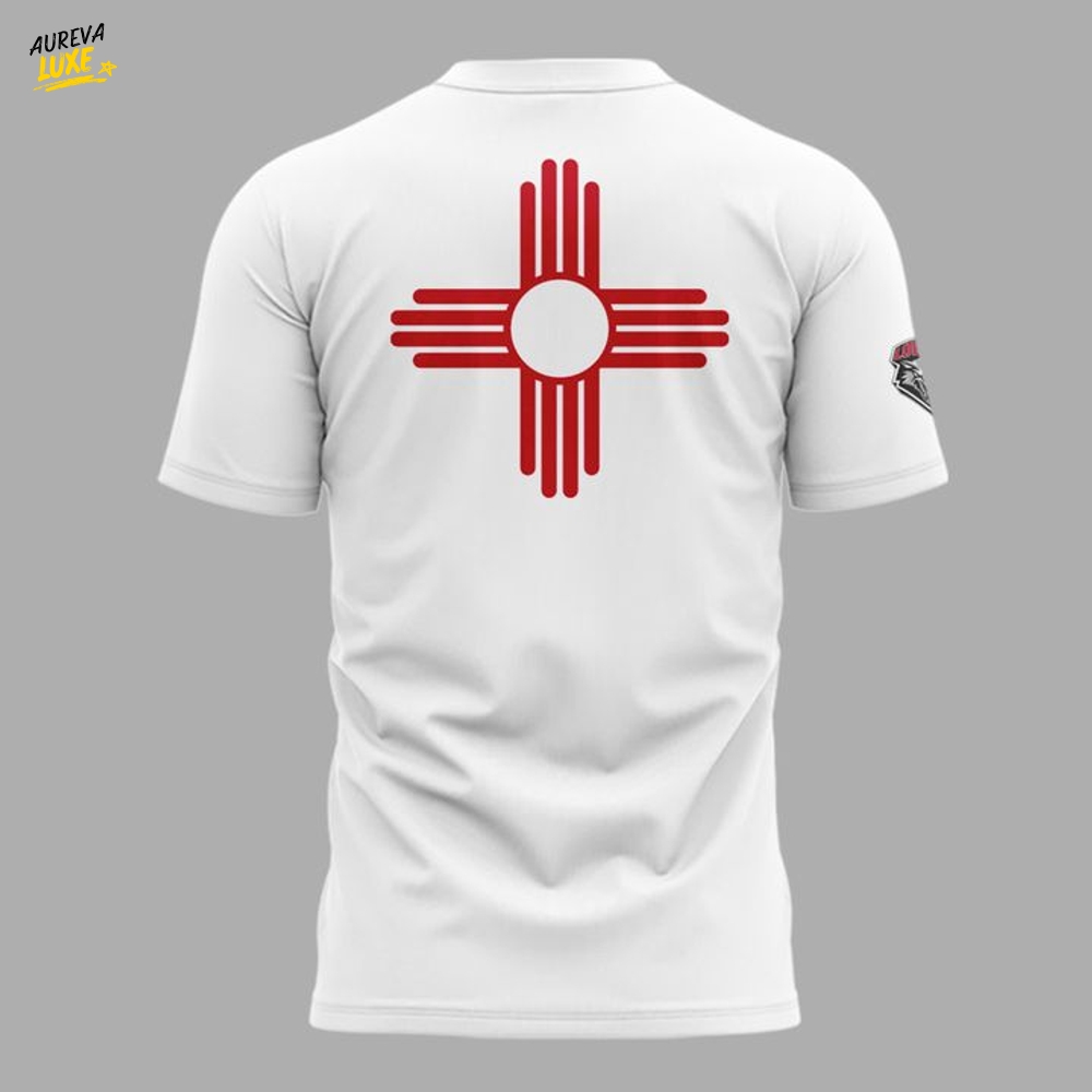 New Mexico Lobos "LOBO HOWL" White Tee New Mexico Lobos "LOBO HOWL" White Tee