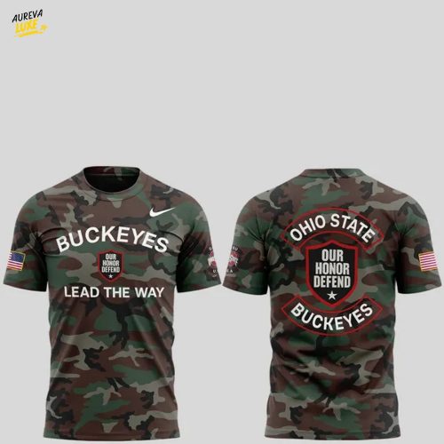 Ohio State Buckeyes football 2025 Military Appreciation T-Shirt