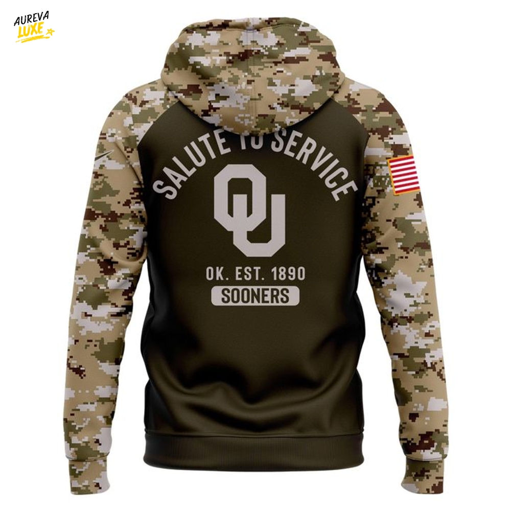Oklahoma Sooners Salute To Service Camo Hoodie Oklahoma Sooners Salute To Service Camo Hoodie