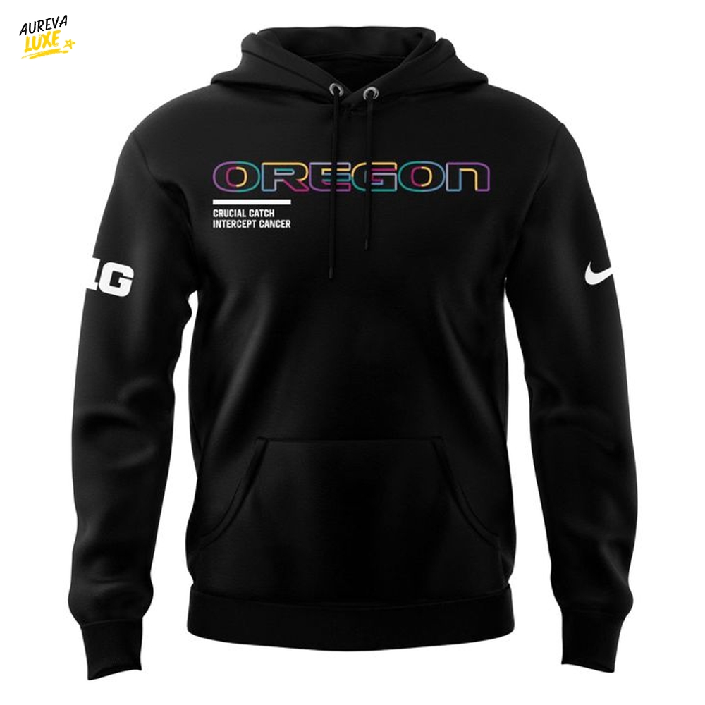 Oregon Ducks Crucial Catch 2025 Special Hoodie Oregon Ducks Crucial Catch 2025 Special Hoodie