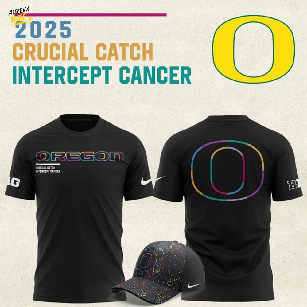 Oregon Ducks Crucial Catch 2025 Special T-Shirt Oregon Ducks Crucial Catch 2025 Special T-Shirt