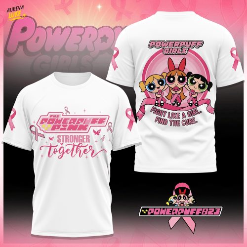 PREMIUM The powerpuff pink strong together 3D SHIRT