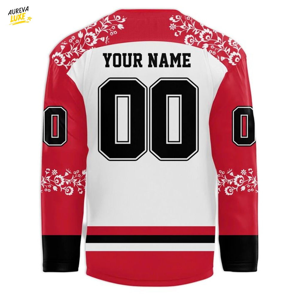 Pittsburgh Penguins x 2025 Polish Heritage Custom Hockey Jersey Pittsburgh Penguins x 2025 Polish Heritage Custom Hockey Jersey