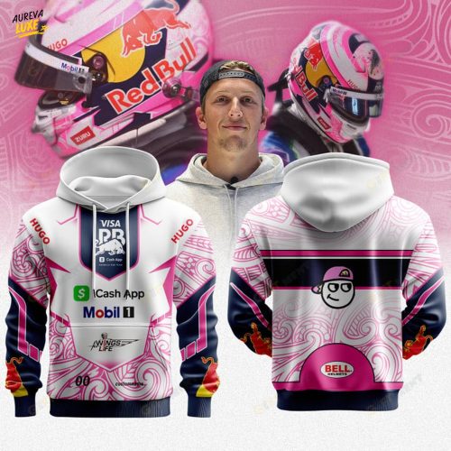 Racing Bull Liam Lawson Premium F1 Helmet Special Hoodie