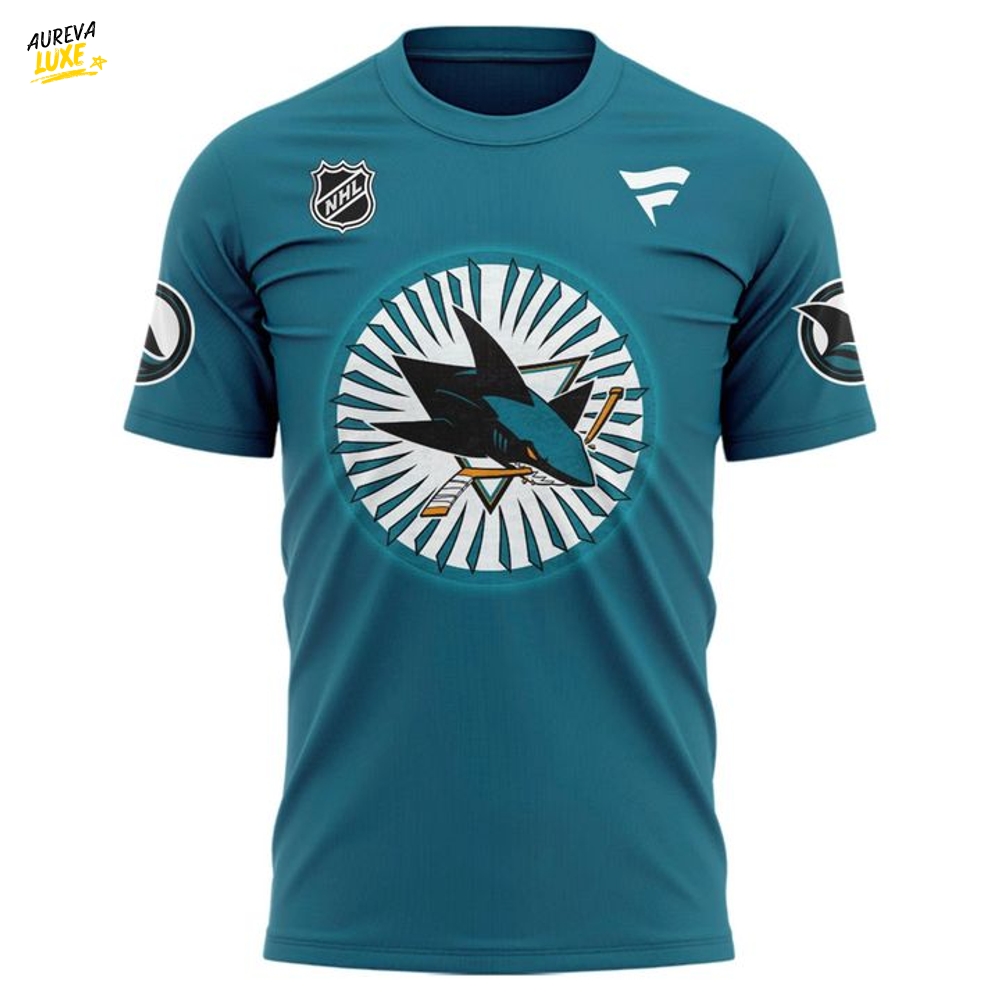 San Jose Sharks "Behind Center Ice" Design Special Tee San Jose Sharks "Behind Center Ice" Design Special Tee