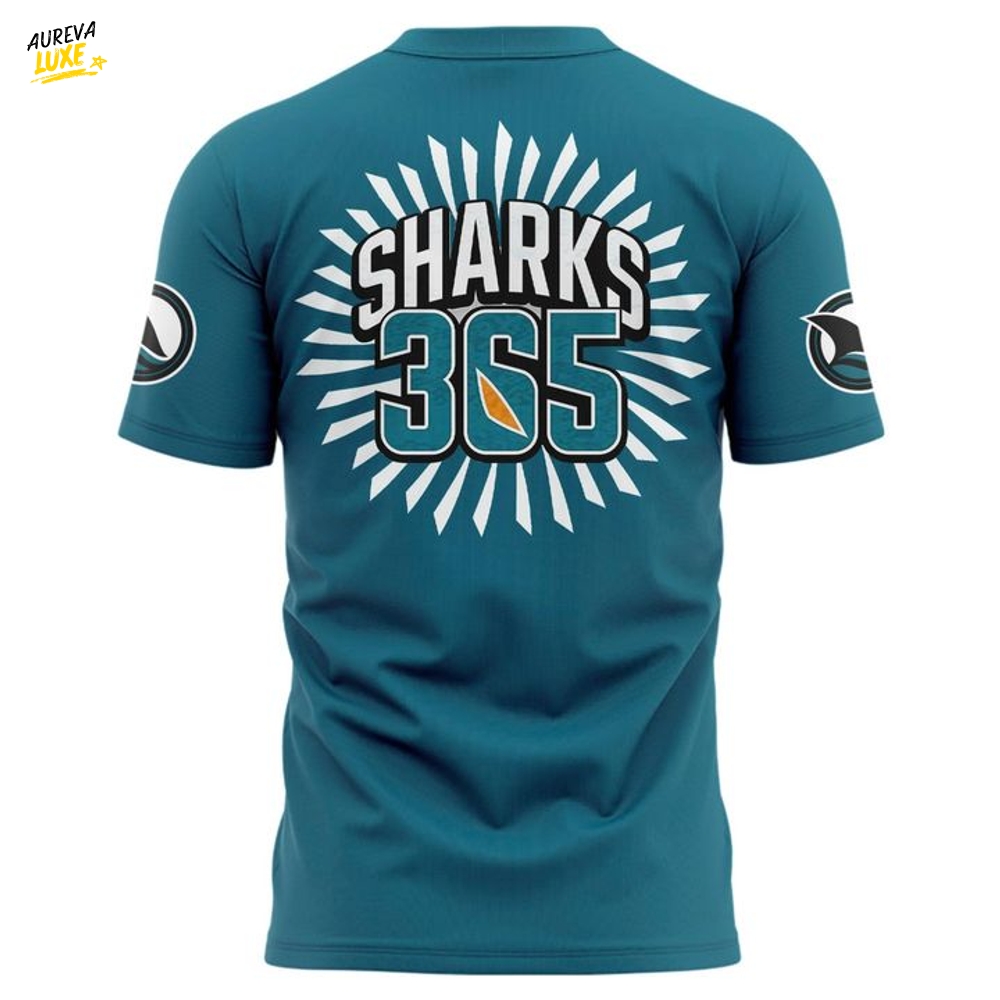 San Jose Sharks "Behind Center Ice" Design Special Tee San Jose Sharks "Behind Center Ice" Design Special Tee