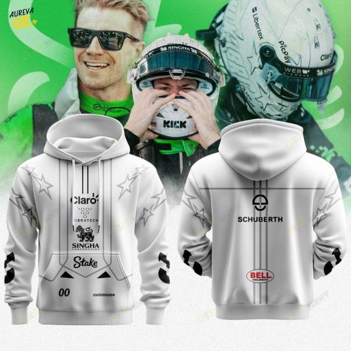 Sauber Nico Hulkenberg Premium F1 Helmet Special Hoodie