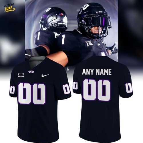 TCU Horned Frogs 'Dark Mode' Custom Football Jersey
