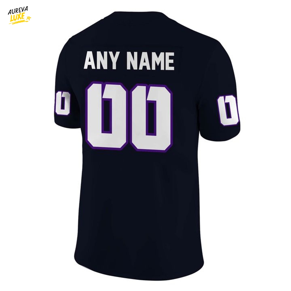 TCU Horned Frogs 'Dark Mode' Custom Football Jersey TCU Horned Frogs 'Dark Mode' Custom Football Jersey